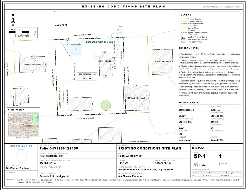 how created fence permit real site plan looks like "Create fence permit Site plan with online site plan maker"