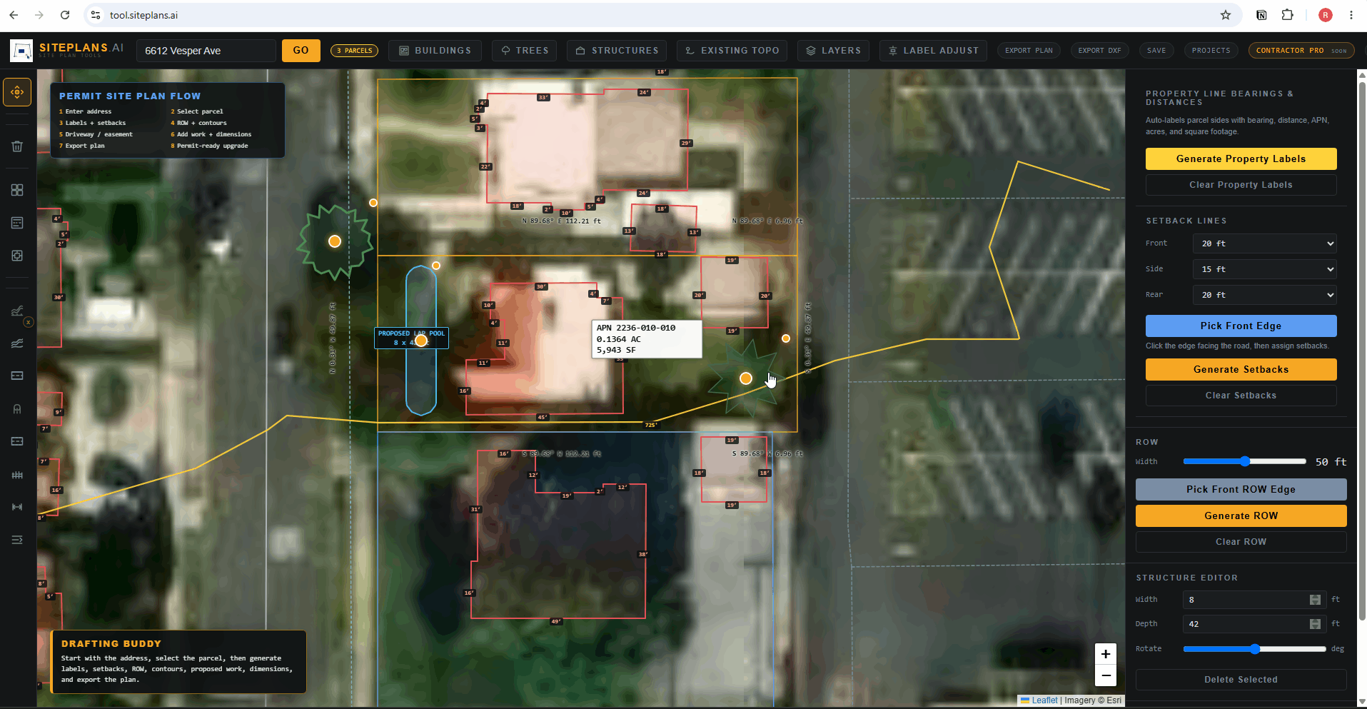 How to clear structure or tree from drawing workspace Tutorial on how to Clear Structure or tree from site plans Ai webtool drawing workspace